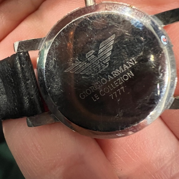 Georgio Armani Vintage Watch Face (will include broken band) - Picture 2 of 3